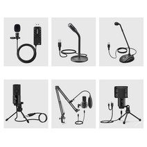 FIFINE PC USB 마이크 6종 K050 K052 K053 K669B K683A T730 ASMR 온라인 수업 강의 줌 디스코드 게임, T730 마이크 세트
