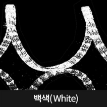 LED 원형 논네온 10M[마감+연결잭], 백색