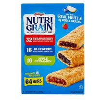 켈로그 뉴트리 그레인 바 브랙퍼스트 바 64개 버라이어티팩