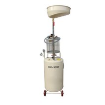 엔진 오일 받이 잔유 제거 드레인 셀프 장치 폐오일, 두꺼운 방폭형 청색 오일 리시버