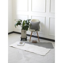 원룸 밀착력우수 면 미끄럼방지 깔끔 쇼파매트 카페트 냉기차단매트 발판 발깔개 카펫, 아이보리