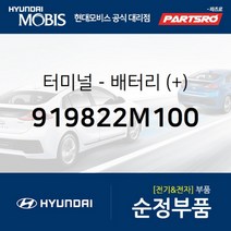 배터리 터미널 (+) (919822M100) 그랜저HG 아슬란 현대모비스 부품 공식대리점 온라인쇼핑몰 파츠로