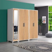 클렛 선반 장롱세트 거울도어형 2000.플레인홈(무료배송), 무늬목