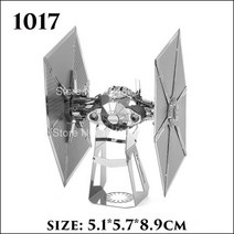 스타 워즈 3D 금속 퍼즐 R2D2 X 윙 파이터 밀레니엄 ATAT BB8 모델 키트 DIY 레이저 컷 조립 지그 소 성인, 17 violet, 한개옵션1
