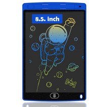 드로잉패드 액정타블렛 웹툰그리기패드 필기 태블릿 드로잉 보드 매직 어린이 선물 패드 LCD 장난감 교육 완구 8.5 인치 10 12, [11] Blue-8.5-Color