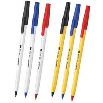 모나미 153 스틱 볼펜 12입 유성 1타스 청 흑 모나미 국민볼펜 스틱 1다스 싼볼펜 1타 12개 monami pen 15, 1.0 적