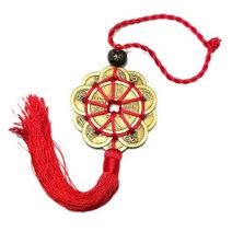 home car decor 10 lucky red 중국 매듭 feng shui set charm 고대 i ching 동전 번영 보호 행운