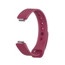 저스트투 Fitbit 인스파이어/인스파이어 HR 활동 추적기/ace2 용 3D 실리콘 손목 밴드 스트랩 스마트워치 교체용 시계, [01] L, [03] Rose red