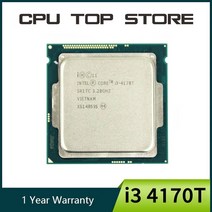 인텔-코어 i3 4170T 3.2 GHz 듀얼코어 CPU 프로세서 3M 35W LGA 1150, 한개옵션0