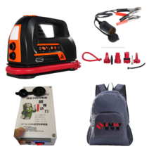 12V 전동 펌프 에어 매트 보트 에어바운스 공기주입기, 외부 리튬 배터리가 장착된 HT767SF Ex