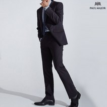 폴메이져(Paulmajor) 폴메이저 그레이 솔리드 수트 JMFJ5502