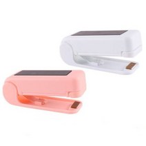 [DL] 주방 간편 밀봉 미니 비닐 밀봉기 휴대용 소형 실링기 포장기, 핑크1P