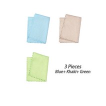3Pcs 주방 마이크로 화이버 청소 헝겊 슈퍼 흡수성 효율적인 물고기 규모 닦아 유리 창 접시, [01] 3pcs, [12] 12BlueKhakiGreen