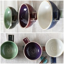 피어몰 이천도자기 수공방 손그릇 3Color, 투톤블루