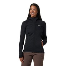 Mountain Hardwear 스탠다드 폴라텍 파워 그리드 풀 지퍼 후드 스타프루트 M