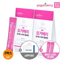 휴럼 요거베리 플레인 요거트 스타터 2박스 2gx20포, 2g, 20개
