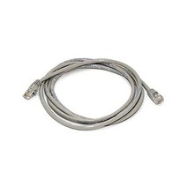 Monoprice 7FT 24AWG Cat5e 350MHz 크로스오버 이더넷 베어 구리 네트워크 케이블 - 회색, 회색_7피트, 1개