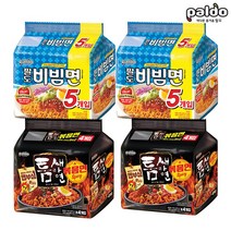 팔도 비빔면 5입 x2+틈새볶음면 4입 x2