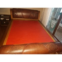 흙표흙침대 2인용 고급사양 원목 가죽 프레임