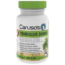 카루소스 내츄럴 헬스 원어데이 트리뷸러스 30000mg 60정 Carusos Natural Health One a Day Tribulus 30000mg 60 Tablets
