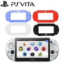 PS VITA 비타 2세대 2005 본체 실리콘 젤리 케이스 커버, 화이트(반투명)