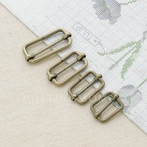 퀼팅맘 가방장식 악세사리 연결고리 O D링 키링 키홀더모음, 사각조리개 [앤틱] 25mm (10개)