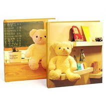 드림 베어 양장 접착앨범 30매 사진앨범 포토앨범, 단품
