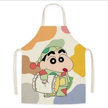 Younimu 짱구는 못 말려 캐릭터 패턴 앞치마 방수앞치마, B11