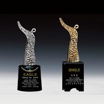 주문 제작 홀인원트로피 싱글트로피 골프, 단품