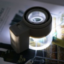 장착형 확대경 안경형 밴드 현미경 8x 조정 가능한 조명 스탠드 돋보기 루페 렌즈 도구, 없음