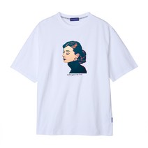 OHP X DK.JOON 오드리햅번 세미오버 반팔티