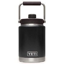 예티 YETI 램블러 워터저그 원갤런 하프갤런 캠핑 물통, 블랙