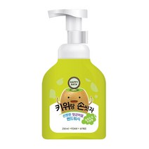 해피바스 키위랑 손씻자 버블핸드워시, 250ml, 10개