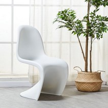 비트라 팬톤 고스트 의자 인테리어 등받이 체어, 화이트