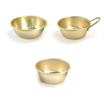 국산 양은 식당 업소용 캠핑 꼬치어묵 앞접시 그릇 막사발 막걸리잔 13.5 x 5cm, 막걸리잔대13.5x5cm