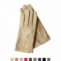 기타 스웨이드 돈피가죽 여자장갑 9color, 색상:브라운 / 사이즈:free