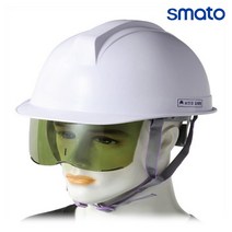 스마토 절연 안전모 보안경 차광 다골수동 웰딩 자동 세트구성, 보안경 안전모-차광#1.7, SH825 적색(5개)