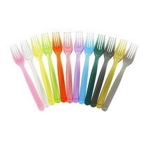 73 빵빵야 / 크리스탈포크6개입 생일파티 파티용품 파티 블랙