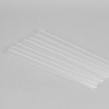 버블빨대 투명 벌크포장 1묶음 200개 지름12x210mm