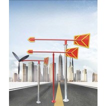 야외 풍속기 스텐 야광 풍향기 산업용 대형 옥외 지붕, 1.2m + 브래킷