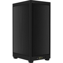 Corsair 2000D Airflow MiniITX PC 케이스 폼 팩터 스틸 메시 패널 3슬롯 GPU 지원 냉각 최적화 내부 현대적인 전면 I/O 화이트 5877846015, AIRFLOW_Black