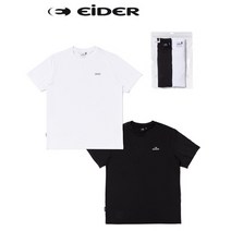 아이더 POP 2 PACK 남성 기능성 반팔 라운드 티셔츠 DMM23291-Z1(블랙+화이트)