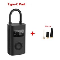 리튬 접이식 펫바이크 전동 출퇴근용 Xiaomi Inflator 1s 휴대용 자동차 공기 압축기 펌프 전기 스마트 LED, CHINA, 07 1S kits C