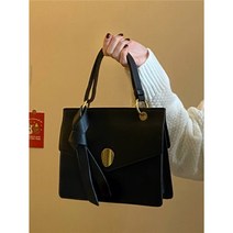 BRANY하이퀄리티 미니 토트백 여 2022 블랙 빈티지 봉투백 심플 캐주얼