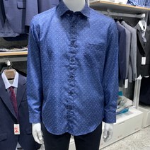 파크랜드 도트 프린트 긴팔셔츠