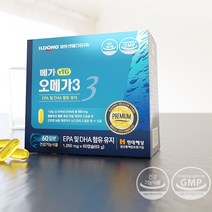일동생활건강 메가 rtg 알티지 오메가3 1050mg x 60캡슐 2개월분, 단품, 단품