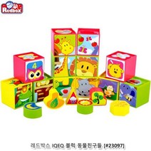 영유아 EQ블럭 동물친구 돌아기장난감 어린이블럭