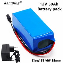 전기 자전거 킥보드 배터리 리튬이온 12v 50000mah 팩 18650 보호 보드 12v 40000mah 인버터 광부 12.6v 충, 35아