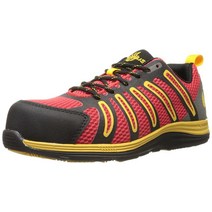 수입 패션 안전화 미끄럼방지 Nautilus Safety Footwear N1742 남성용 Comp 섬유 발가락 안전 작업화 레드 10