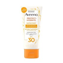 아비노 프로덕트 하이드레이트 모이스처라이징 바디 선스크린 로션 광범위한 스펙트럼 Spf 30 및 프리바이오틱 귀리 무중력 상쾌한 느낌 파라벤 프리 오일 옥시벤존 85g, SPF 30 Prebiotic Oat